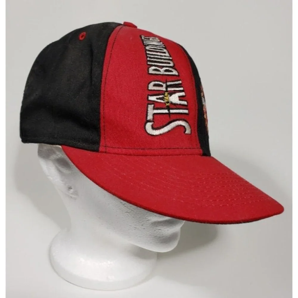 Vintage Y2K San Antonio Hat Fiesta Star 96 Star Buildings Embroidered USA